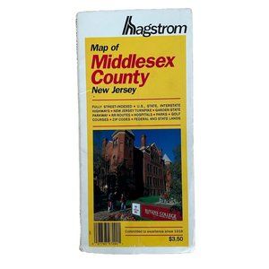 Hagstrom Pocket Map of Middlesex County, NJ